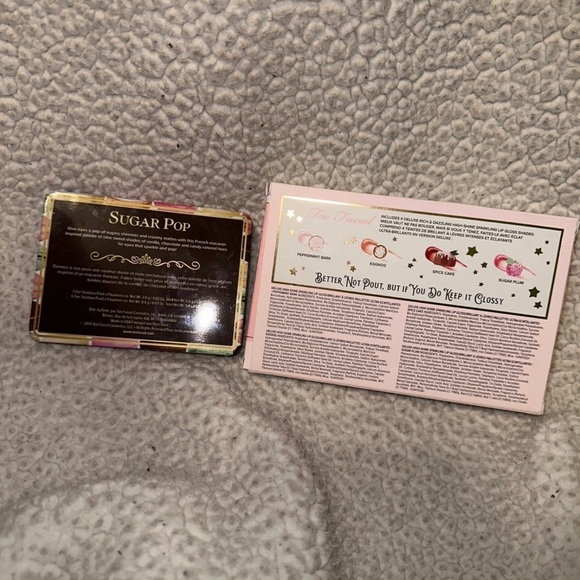 Too Faced Sugar Pop Eyeshadow Palette & Better Not pout If You Do Keep It Glossy - Picture 7 of 11